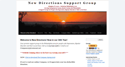 Desktop Screenshot of newdirectionssupport.org